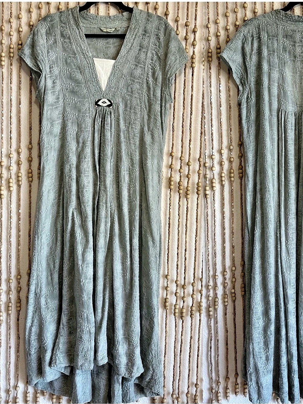 Gossip A Swedish Tale Embroidered Organic Cotton Maxi Dress – XL